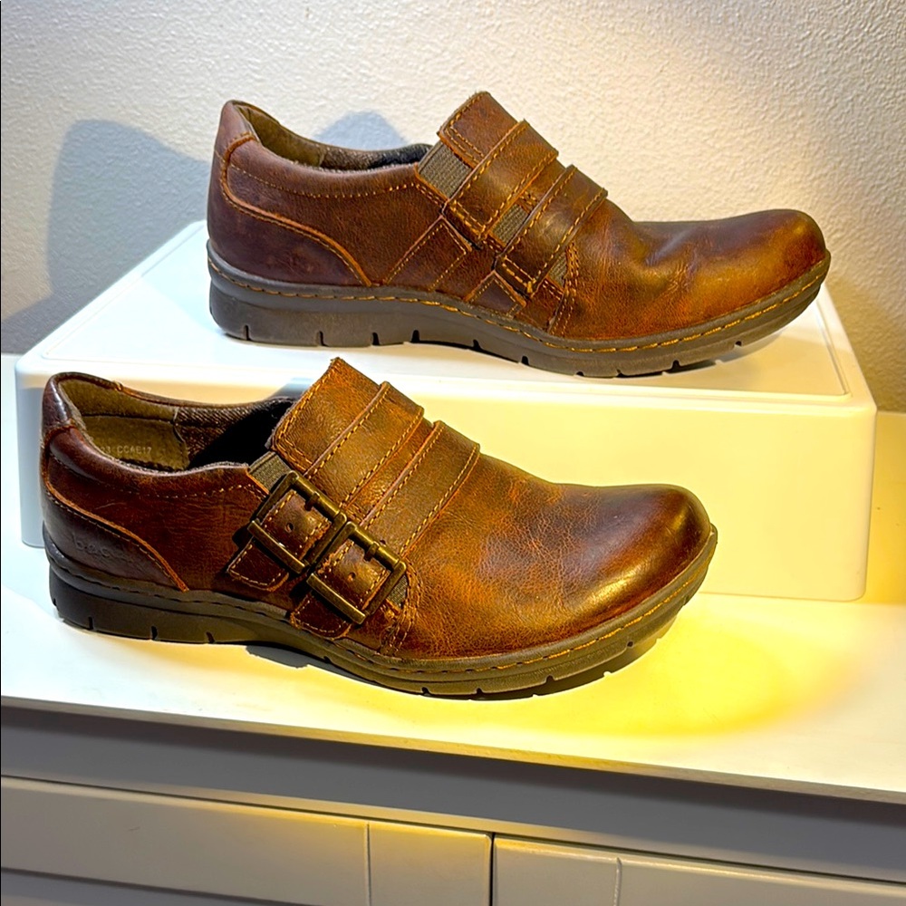 boc Brown Leather Loafers for Women size 7M